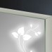  Зеркало "цветок" с LED подсветкой в алюминиевой рамке